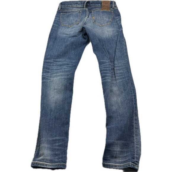 Ralph Lauren Rugby Skinny Distressed Blue Jeans Size 28x31 - Picture 3 of 16